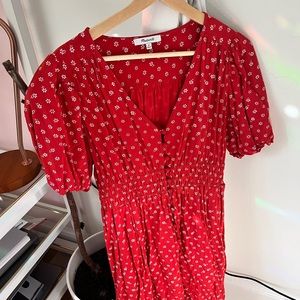 Madewell Puff Sleeve Dress